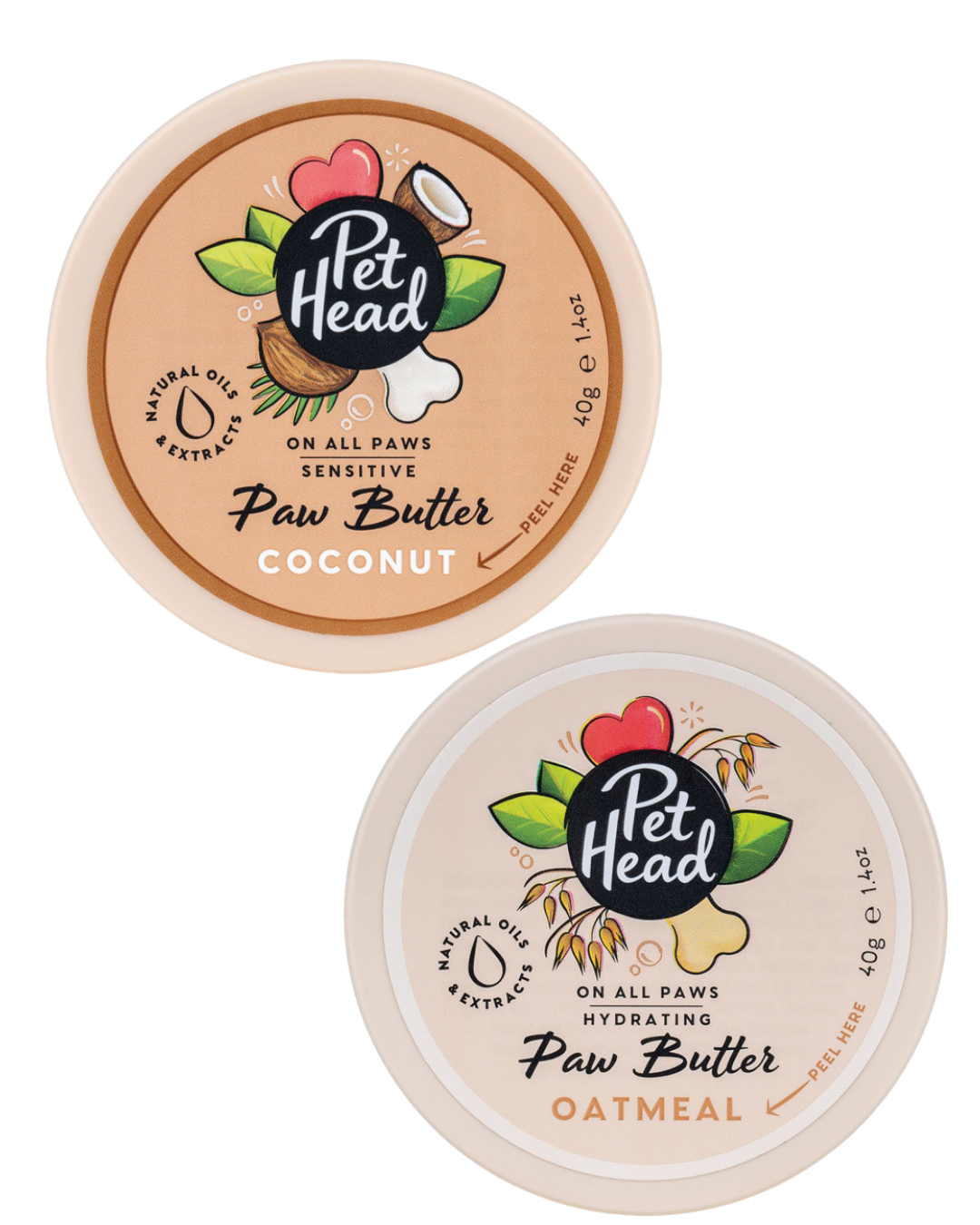 Baume pattes Pet Head : 40gr
